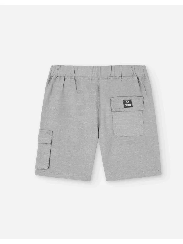 Losan σορτς αγόρι LKBAP0402_25023-Grey Γκρι