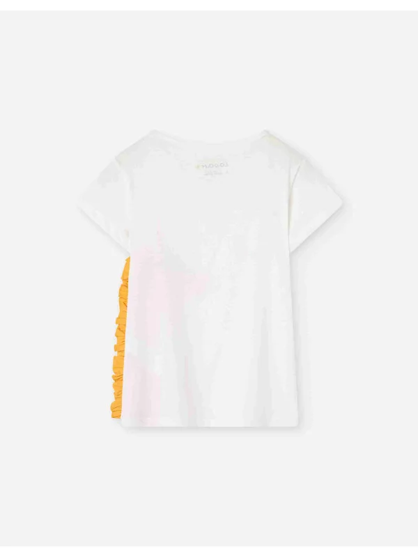 Losan κοντομάνικο T-shirt κορίτσι LKGAP0303_25016-Ecru 