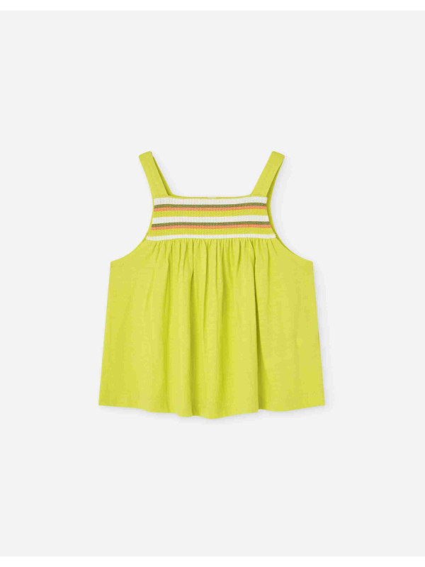 Losan αμάνικο top κορίτσι LKGAP0303_25030-Light Green Πράσινο
