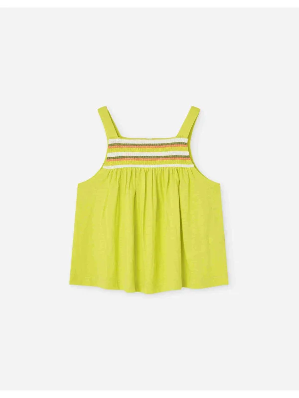 Losan αμάνικο top κορίτσι LKGAP0303_25030-Light Green Πράσινο