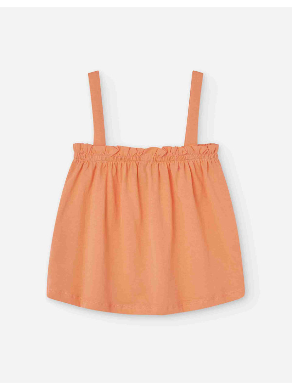 Losan αμάνικο top κορίτσι LKGAP0303_25031-Pink πορτοκαλί
