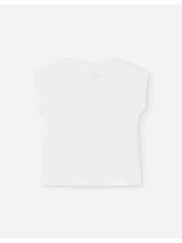 Losan κοντομάνικο T-shirt κορίτσι LKGAP0303_25032-Ecru εκρού