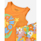 Losan σετ t-shirt σορτς κορίτσι LKGAP0602_25001-Orange πορτοκαλί