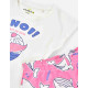 Losan σετ σορτς t-shirt κορίτσι LKGAP0602_25002-Ecru λευκό