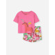Losan σετ σορτς t-shirt κορίτσι LKGAP0602_25003-Pink Ροζ