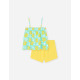 Losan σετ μπλούζα σορτς κορίτσι LKGAP0602_25006-Light Green λαχανί