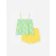 Losan σετ μπλούζα σορτς κορίτσι LKGAP0602_25006-Light Green λαχανί