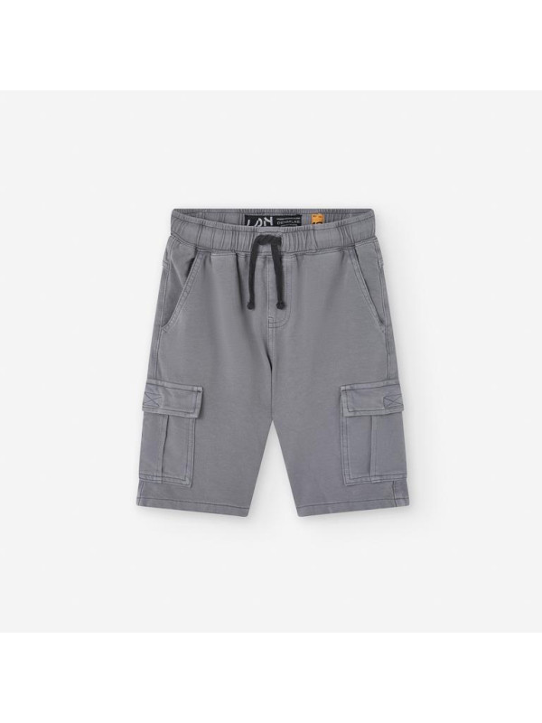 Losan τζιν σορτς αγόρι LJBAP0602_25020-Grey γκρι