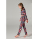 Melin Rose σετ lycra κορίτσι MRW26/27-6250-Type Μαύρο