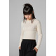 Melin Rose μακρυμάνικη crop μπλούζα κορίτσι MRW26/27-0470-Off White εκρού