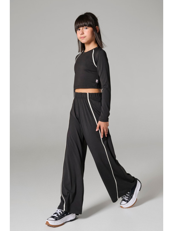 Melin Rose σετ lycra κορίτσι MRW26/27-6244-Black μαύρο