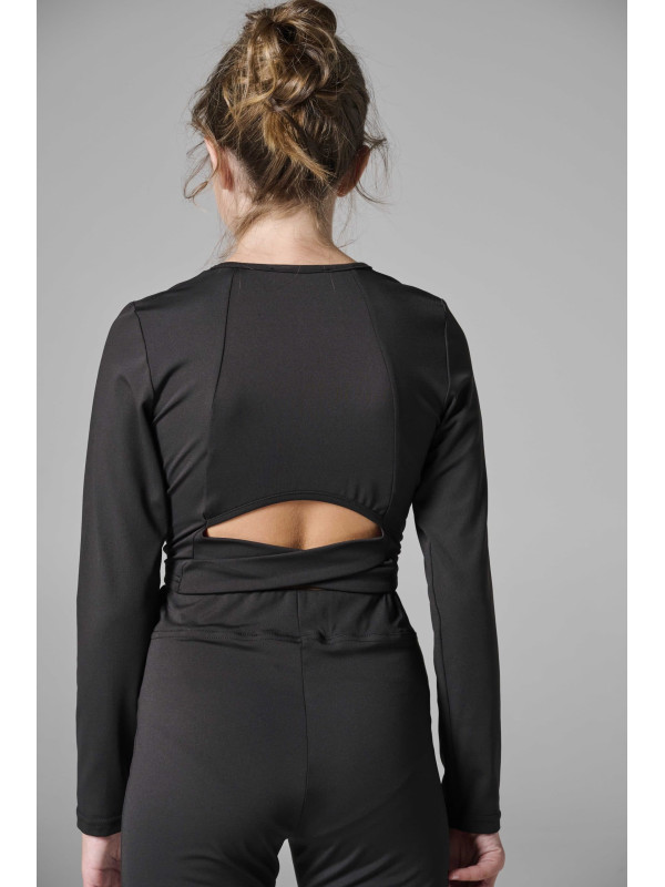Melin Rose σετ lycra κορίτσι MRW26/27-6245-Black Μαύρο