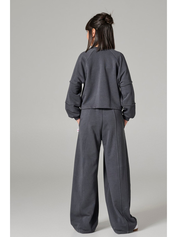 Melin Rose σετ φούτερ κορίτσι MRW26/27-6256-Dark Grey Ανθρακί