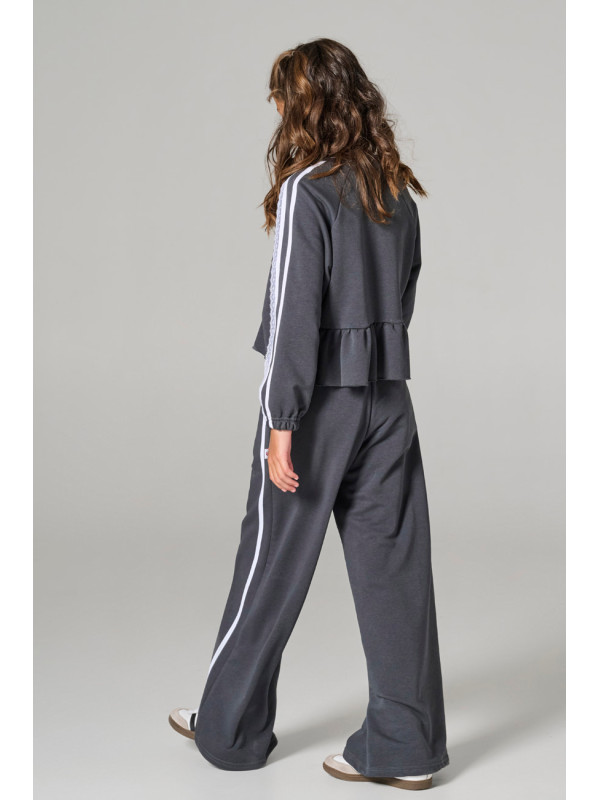 Melin Rose σετ φούτερ κορίτσι MRW26/27-6257-Dark Grey Ανθρακί