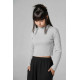 Melin Rose μακρυμάνικη crop μπλούζα κορίτσι MRW26/27-0470-Grey γκρι