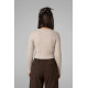 Melin Rose μακρυμάνικη crop μπλούζα κορίτσι MRW26/27-0470-Beige μπεζ