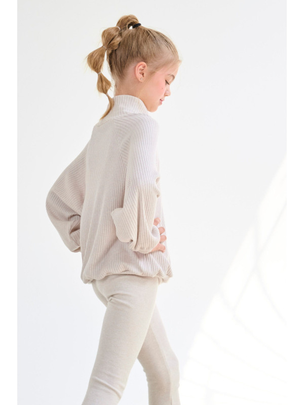 Melin Rose σετ πλεκτό κορίτσι MRW25/26-6200-Off White εκρού