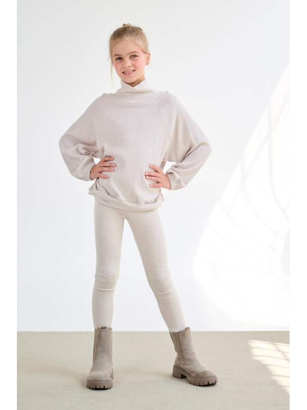 Melin Rose σετ πλεκτό κορίτσι MRW25/26-6200-Off White εκρού