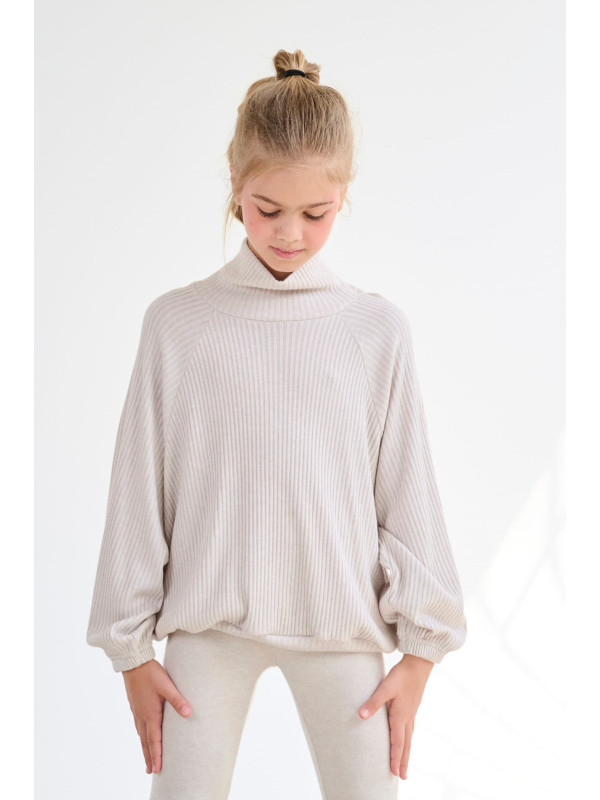 Melin Rose σετ πλεκτό κορίτσι MRW25/26-6200-Off White εκρού