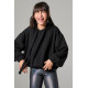 Melin Rose φούτερ μπλούζα κορίτσι MRW26/27-0479-Black Μαύρο