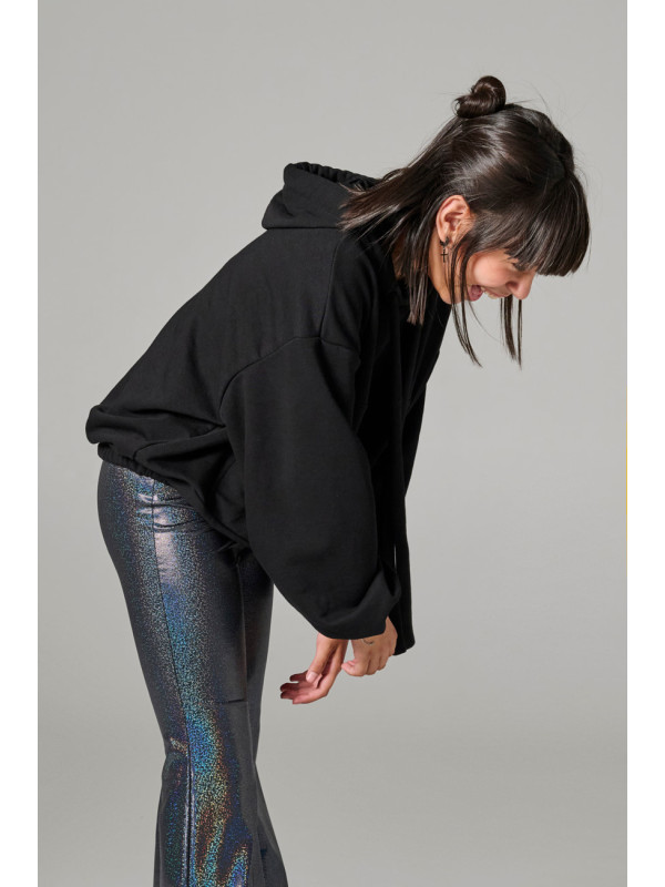 Melin Rose φούτερ μπλούζα κορίτσι MRW26/27-0479-Black Μαύρο