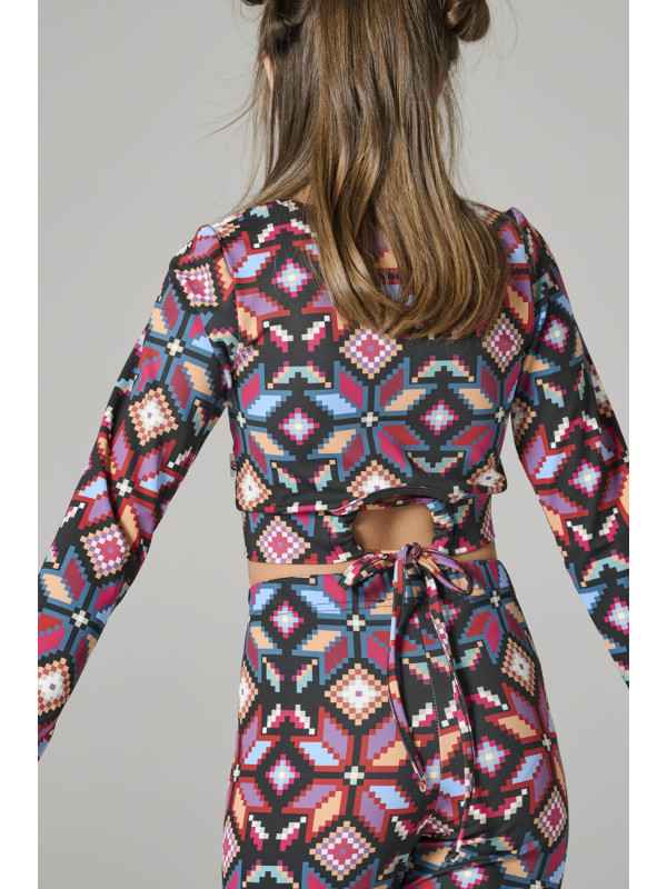 Melin Rose σετ lycra κορίτσι MRW26/27-6250-Type Μαύρο