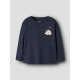 Name it μακρυμάνικη μπλούζα κορίτσι 13234705-Navy Blazer μπλε