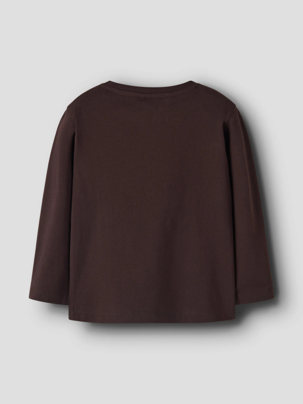 Name it μακρυμάνικη μπλούζα αγόρι 13234712-Chocolate Plum καφέ
