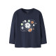 Name it μακρυμάνικη μπλούζα αγόρι 13234712-Navy Blazer μπλε