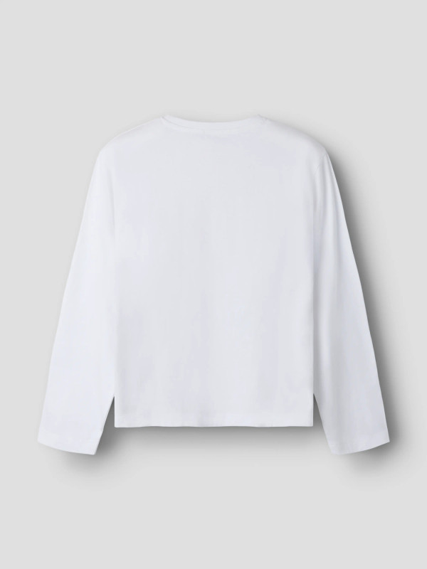Name it μακρυμάνικη μπλούζα KPOP κορίτσι 13264567-Bright White λευκό