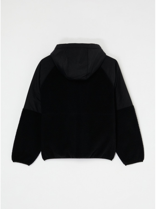 Quiksilver sherpa ζακέτα αγόρι EQBPF03026-KVJ0 μαύρο