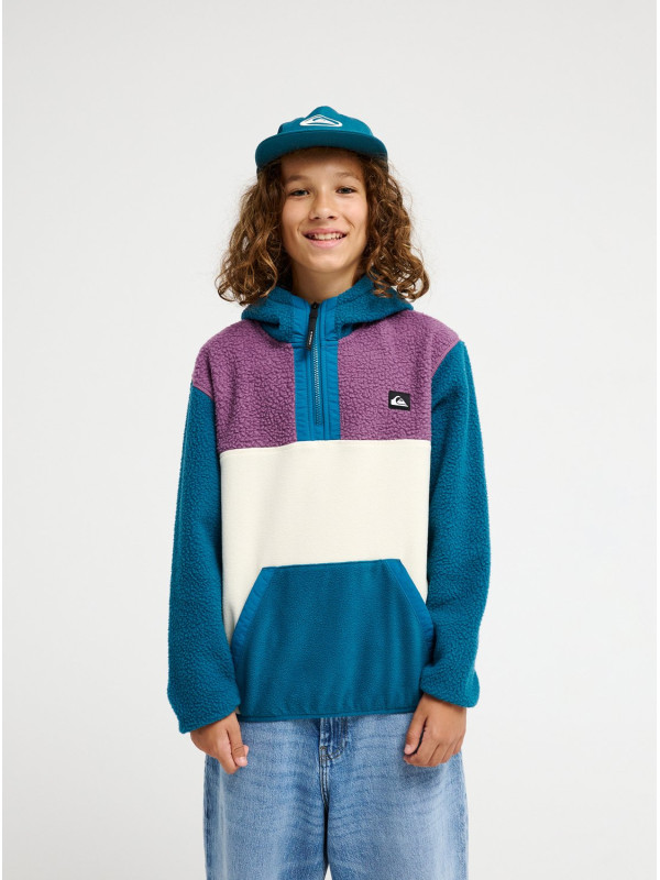 Quiksilver μακρυμάνικη fleece μπλούζα αγόρι EQBPF03032-BRS0 εκρού