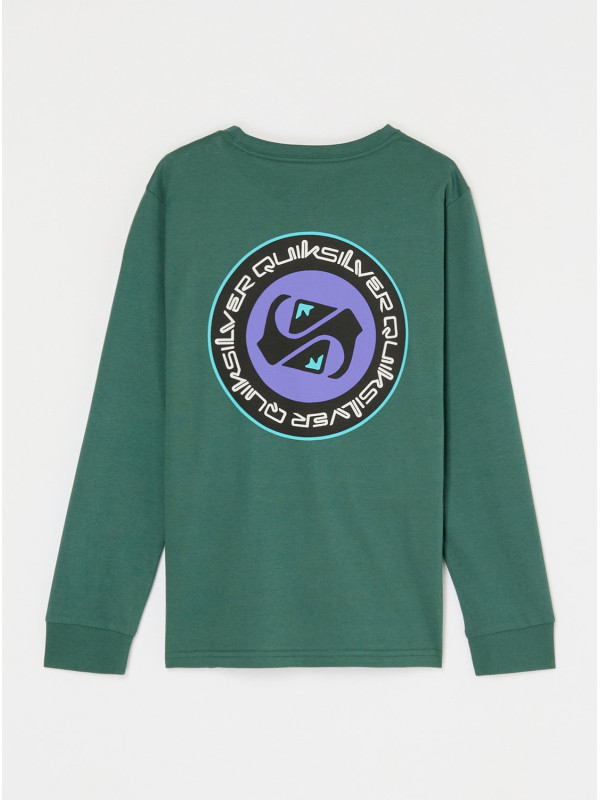 Quiksilver μακρυμάνικη μπλούζα αγόρι EQBZT05026-GRT0 πράσινο