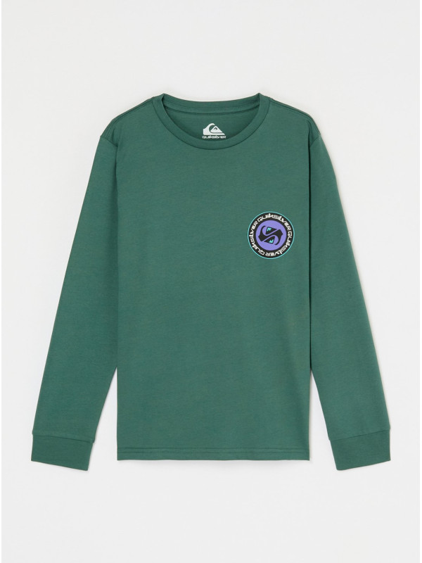 Quiksilver μακρυμάνικη μπλούζα αγόρι EQBZT05026-GRT0 πράσινο