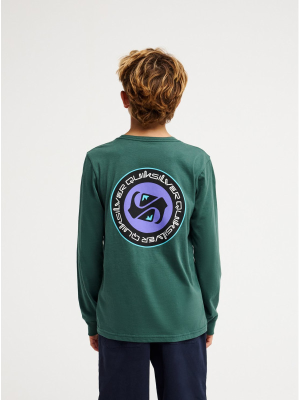 Quiksilver μακρυμάνικη μπλούζα αγόρι EQBZT05026-GRT0 πράσινο