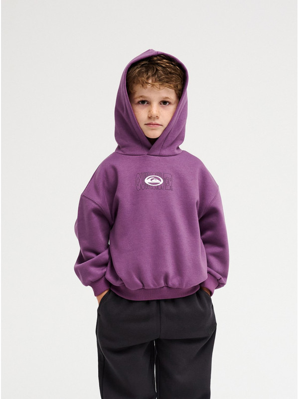 Quiksilver μακρυμάνικη φούτερ μπλούζα αγόρι EQKFT03414-PNY0 μωβ
