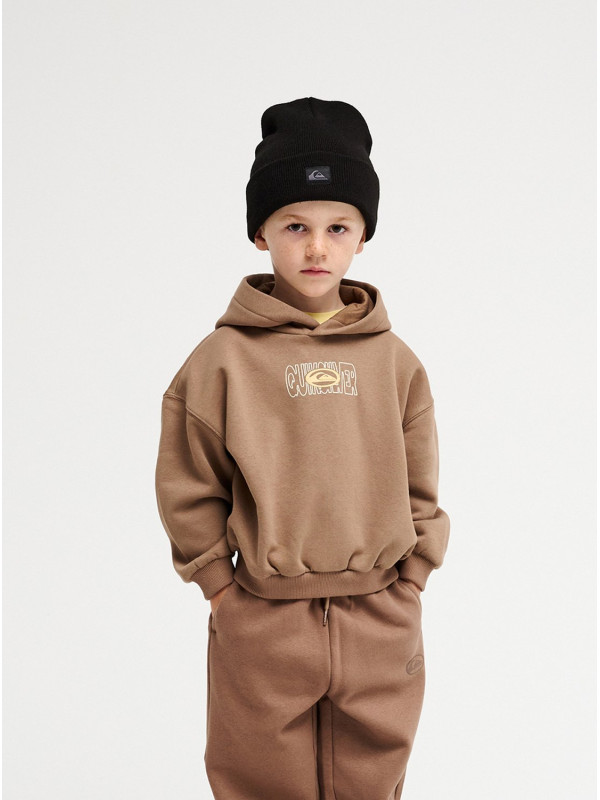 Quiksilver μακρυμάνικη φούτερ μπλούζα αγόρι EQKFT03414-TND0 μπεζ