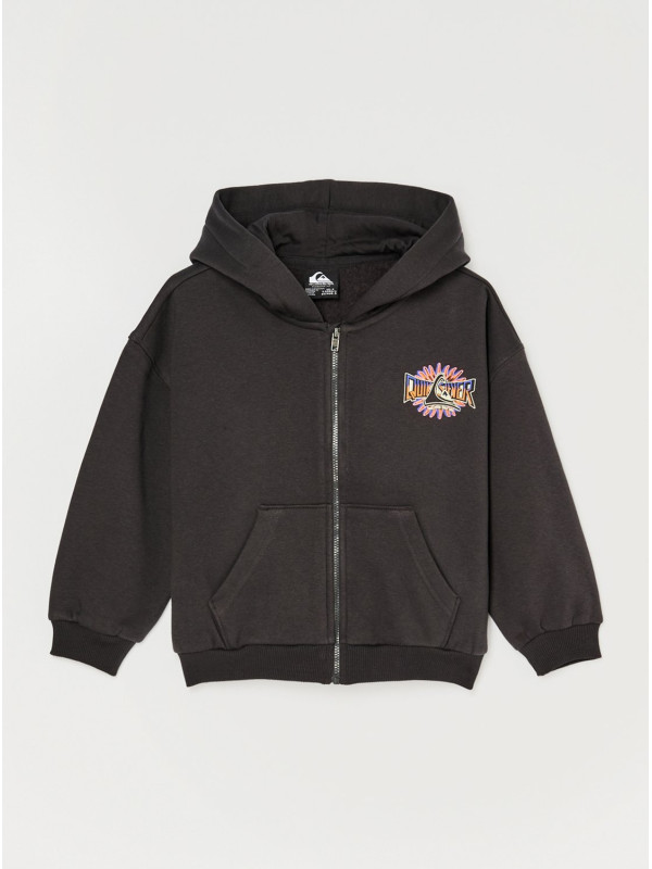 Quiksilver μακρυμάνικη φούτερ ζακέτα αγόρι EQKFT03415-KTA0 ανθρακί