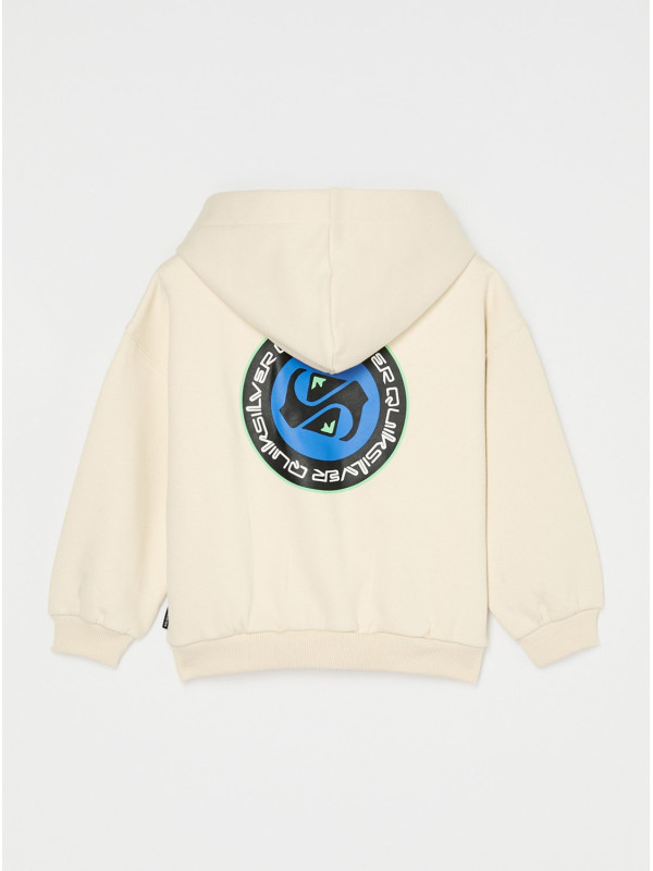 Quiksilver μακρυμάνικη φούτερ ζακέτα αγόρι EQKFT03415-WEG0 εκρού
