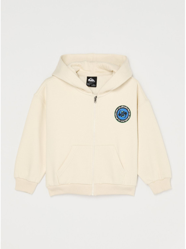 Quiksilver μακρυμάνικη φούτερ ζακέτα αγόρι EQKFT03415-WEG0 εκρού