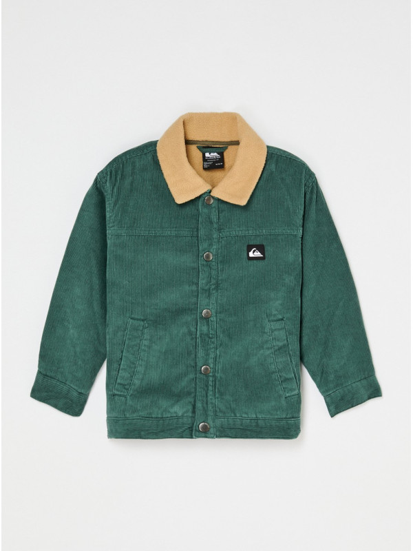 Quiksilver κοτλέ μπουφάν αγόρι EQKJK03134-GRT0 πράσινο