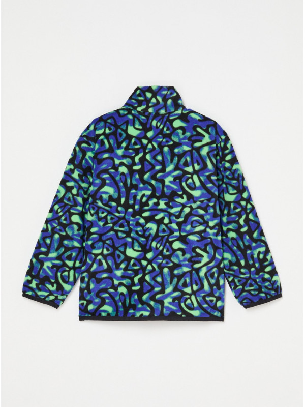 Quiksilver μακρυμάνικη fleece ζακέτα αγόρι EQKPF03022-GGQ6 μπλε