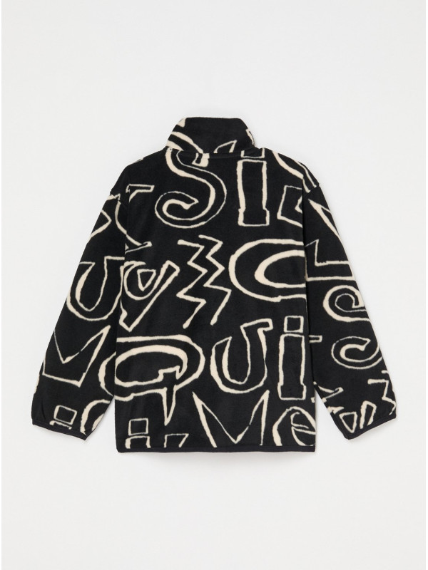 Quiksilver μακρυμάνικη fleece ζακέτα αγόρι EQKPF03022-KVJ6 μαύρο