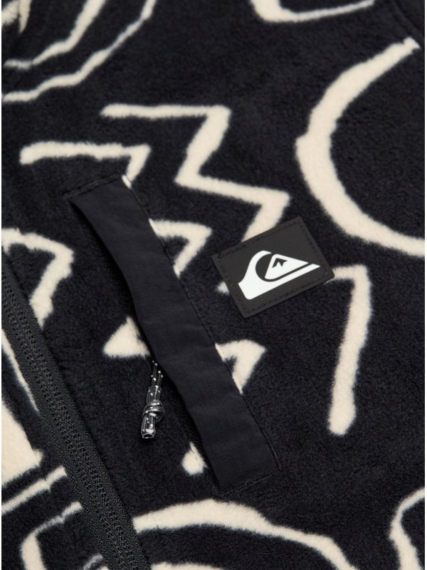 Quiksilver μακρυμάνικη fleece ζακέτα αγόρι EQKPF03022-KVJ6 μαύρο