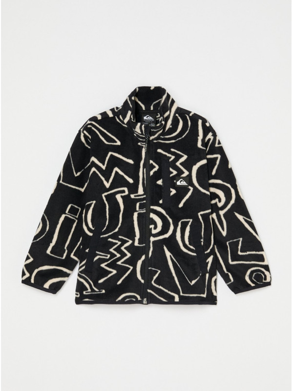 Quiksilver μακρυμάνικη fleece ζακέτα αγόρι EQKPF03022-KVJ6 μαύρο