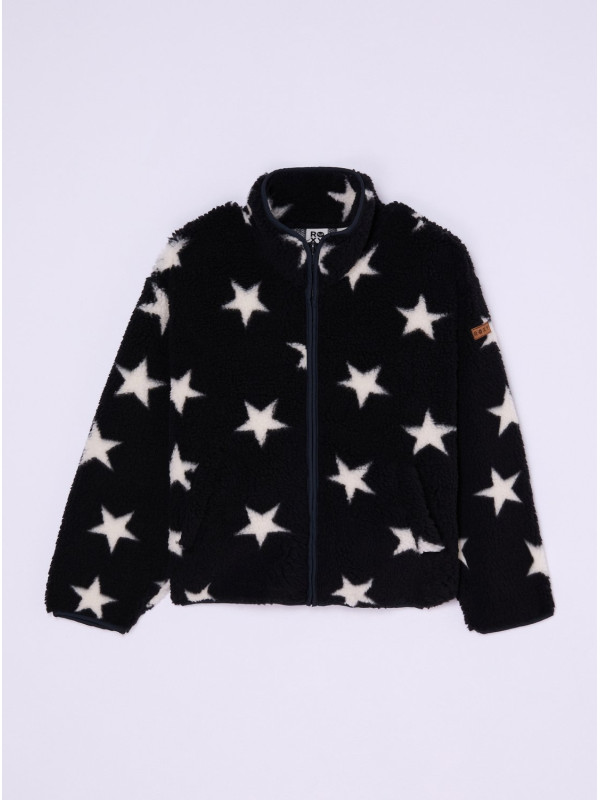 Roxy μακρυμάνικη fleece ζακέτα κορίτσι ERGPF03084-KVM2 μαύρο