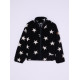 Roxy μακρυμάνικη fleece ζακέτα κορίτσι ERGPF03084-KVM2 μαύρο