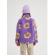 Roxy μακρυμάνικη fleece ζακέτα κορίτσι ERGPF03084-PLJ6 μωβ