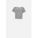 Tiffosi κοντομάνικο crop top κορίτσι 1059076_110 λευκό Tiffosi κοντομάνικο crop top κορίτσι 1059076_110 λευκό