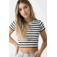 Tiffosi κοντομάνικο crop top κορίτσι 1059076_110 λευκό Tiffosi κοντομάνικο crop top κορίτσι 1059076_110 λευκό